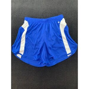 Badger Sport Men's‎ Blue White Athletic Soccer Running Shorts Size M